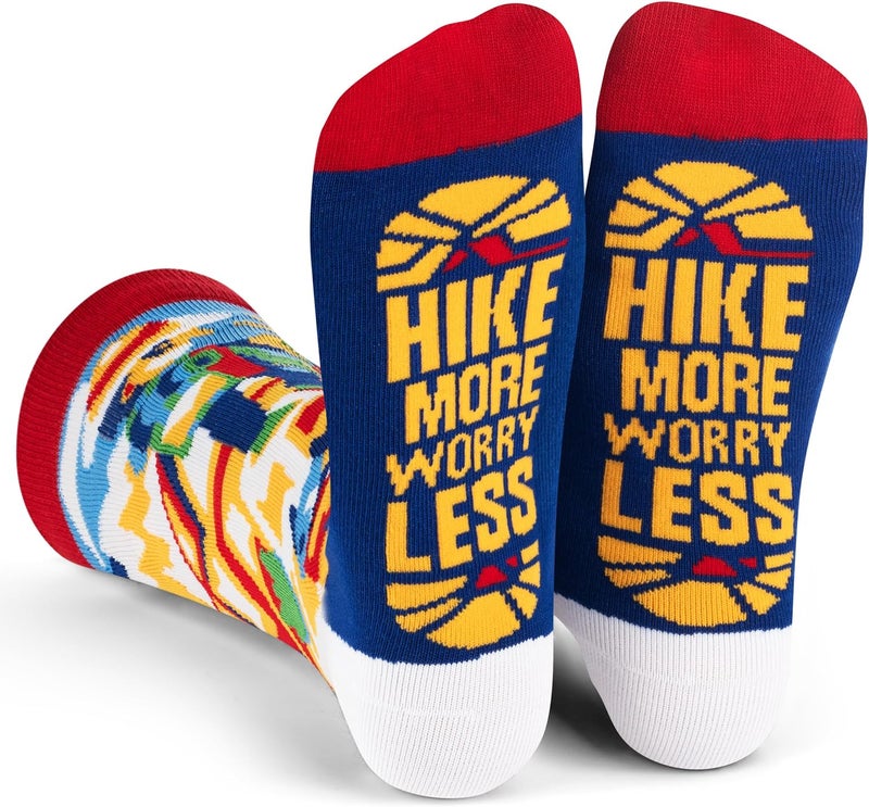 Lavley Outdoors Socks - Hiking and camping gifts for men and women - Great for nature lovers - Holiday or birthday gift - Image 1